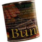 Bunt wood waterproof paint - oil base - code 01